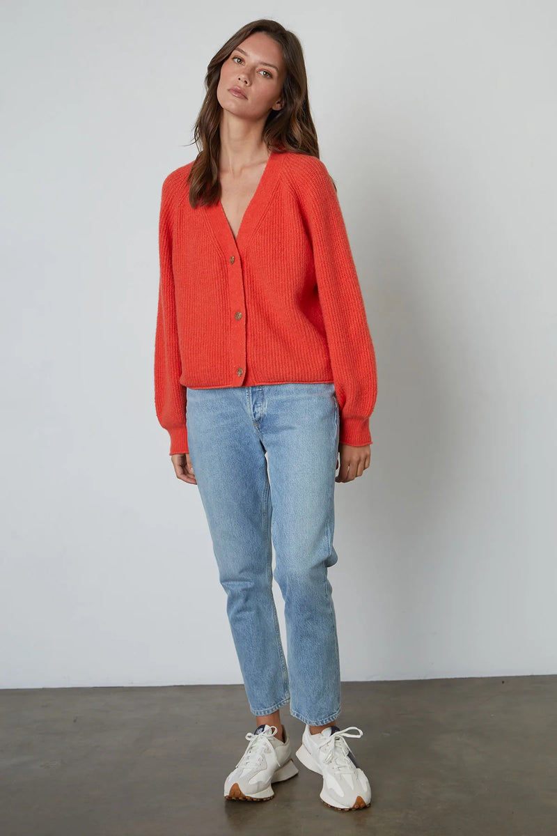 Mia Button Front Cardigan