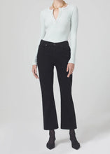 Load image into Gallery viewer, Plush Black Isola Cropped Boot Cut

