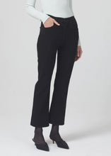 Load image into Gallery viewer, Plush Black Isola Cropped Boot Cut
