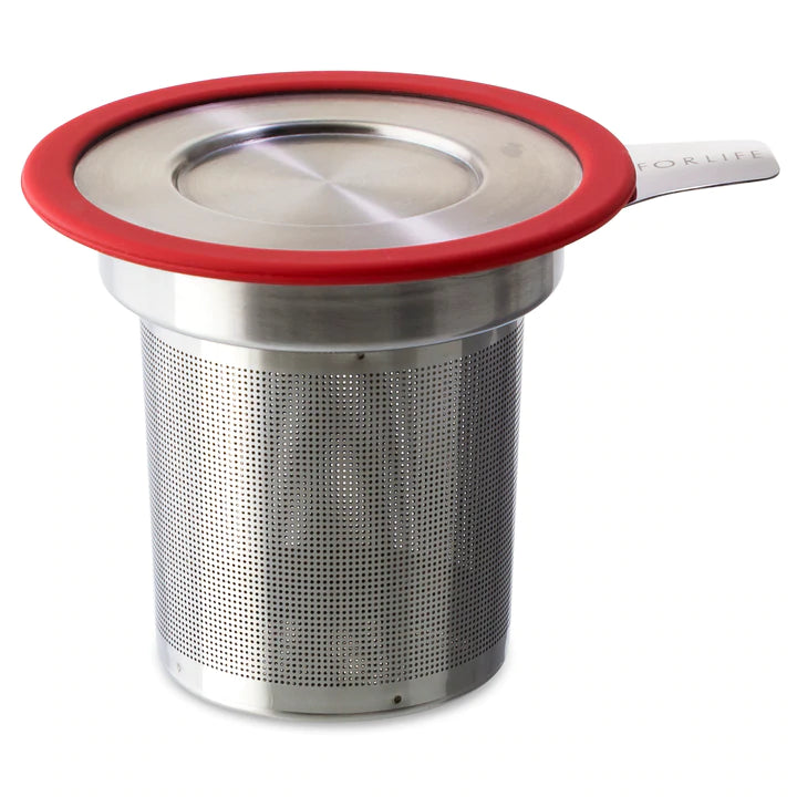 Brew-in-Mug Extra-fine Tea Infuser with Lid