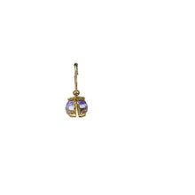 Load image into Gallery viewer, Faceted Lavender Amethyst Earrings
