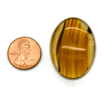 Load image into Gallery viewer, Large Oval Montana Agate Ring
