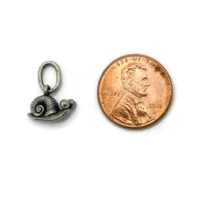 Load image into Gallery viewer, Sterling Silver Snail Charm
