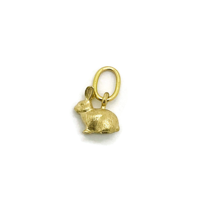 Gold Baby Bunny Charm