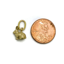 Load image into Gallery viewer, Gold Baby Bunny Charm
