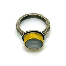 Load image into Gallery viewer, Mixed Metal Sapphire Ring
