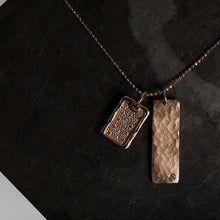 Load image into Gallery viewer, Deft Small 14K Gold Dog Tag
