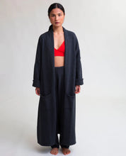 Load image into Gallery viewer, Long Shirley Cardigan in Black
