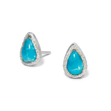 Load image into Gallery viewer, Turquoise Teardrop Earrings
