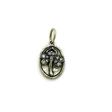 Load image into Gallery viewer, Silver Dragonfly and Cross Charm
