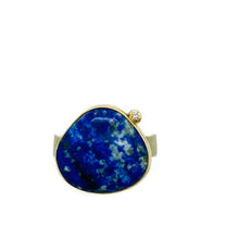 Load image into Gallery viewer, Lapis Diamond Ring
