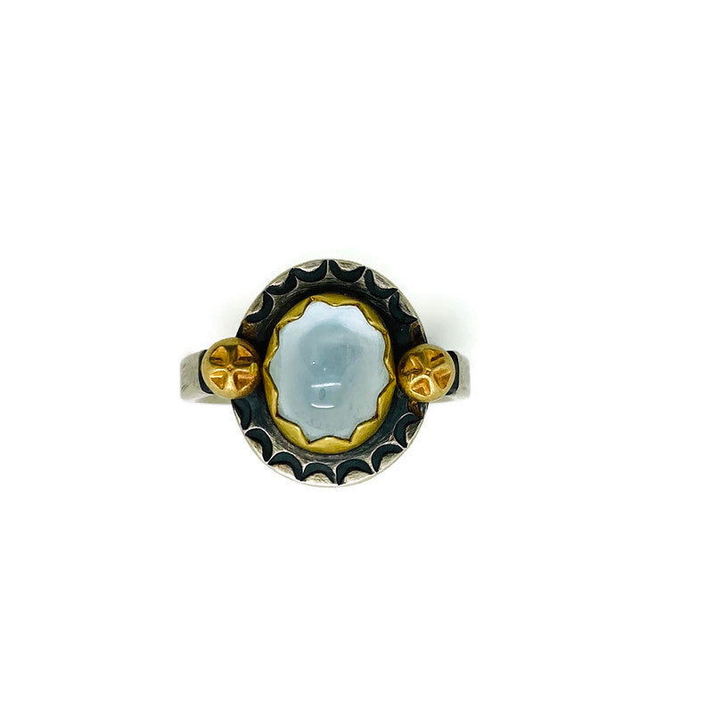 Silky Aquamarine Ring