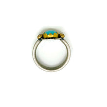 Load image into Gallery viewer, Peruvian Opal Mixed Metal Ring
