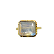 Load image into Gallery viewer, White Rainbow Moonstone Ring
