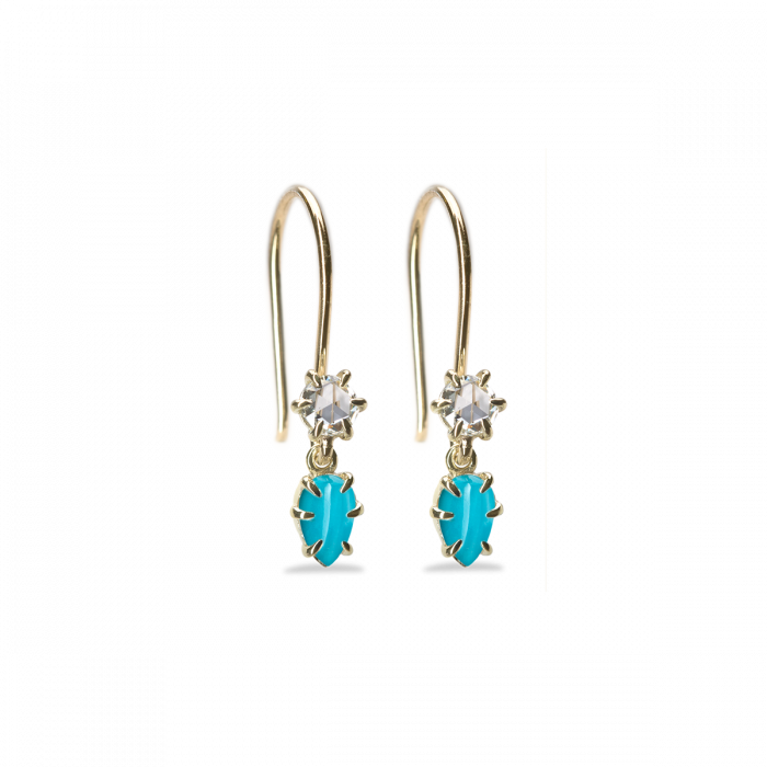 Turquoise Droplet Earrings